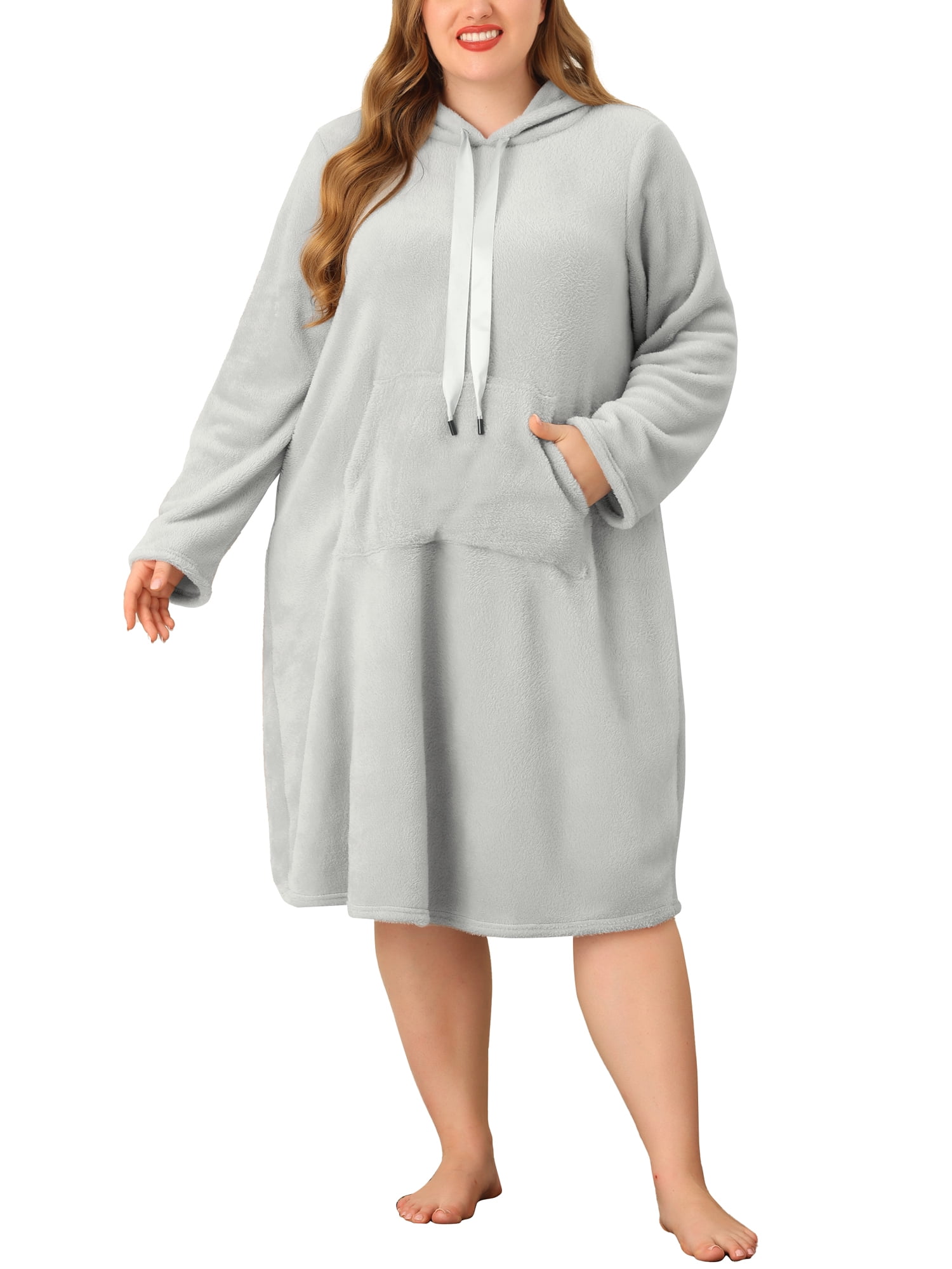 Plus size winter nightgowns sales