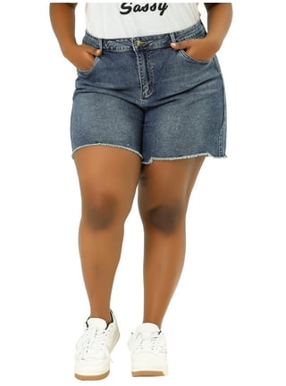 Plus Size Jean Shorts in Plus Size Shorts - Walmart.com