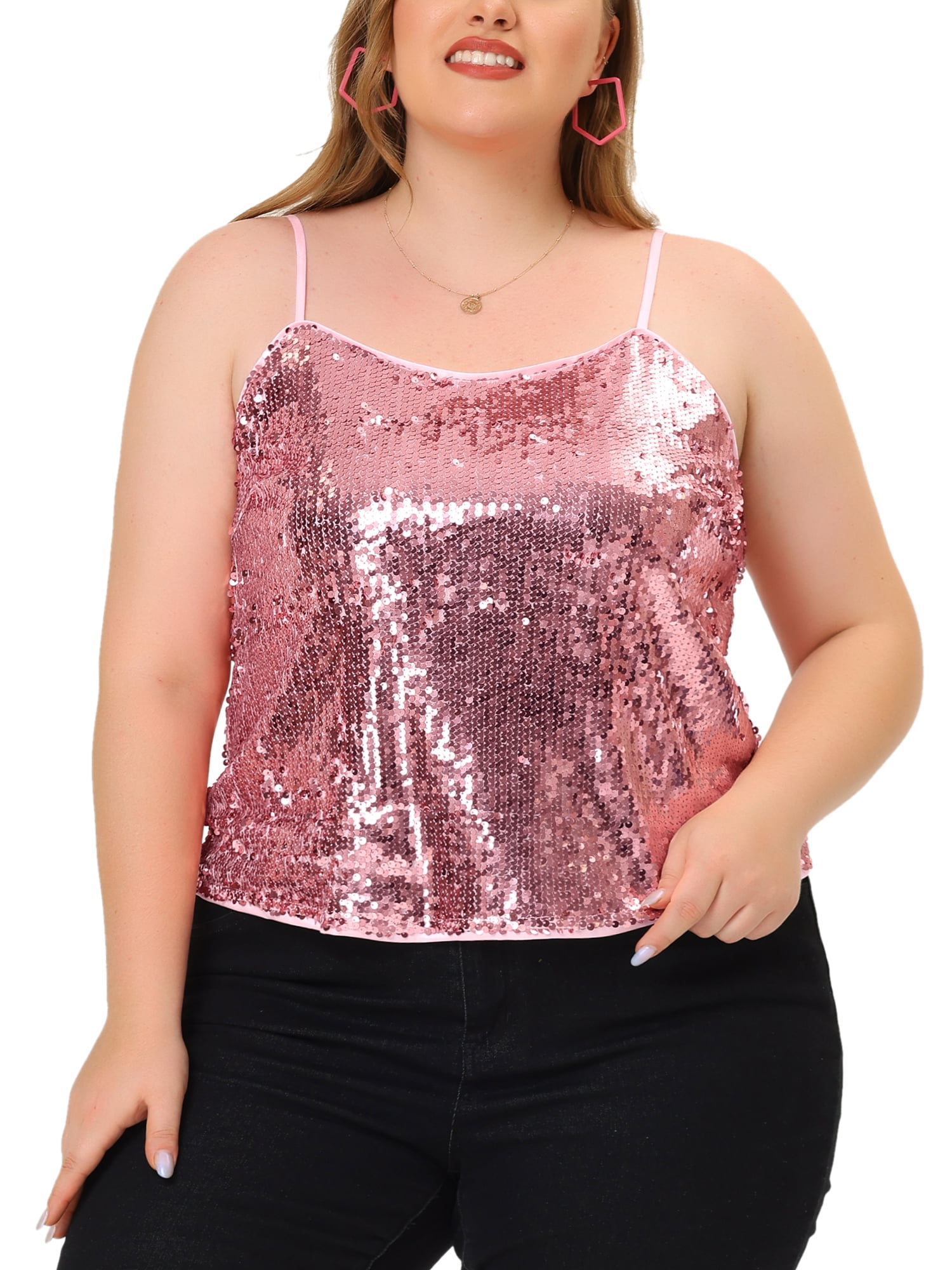 3x sequin top