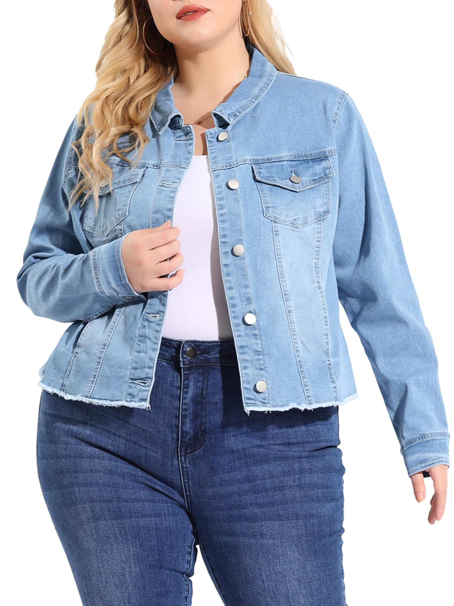 Womens 2x hotsell denim jacket