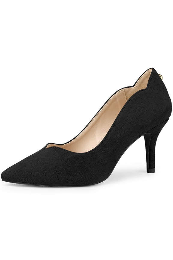 Women's Pointed Toe Pull on Stiletto Heels Pumps