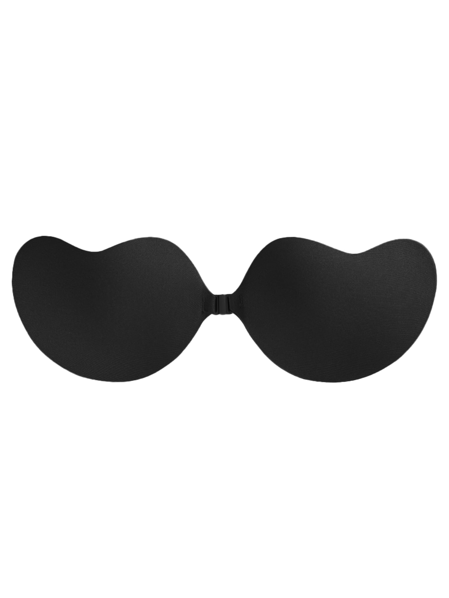 Unique Bargains Women's Push Up Nipple Covers Silicone Adhesive Bras Large Black