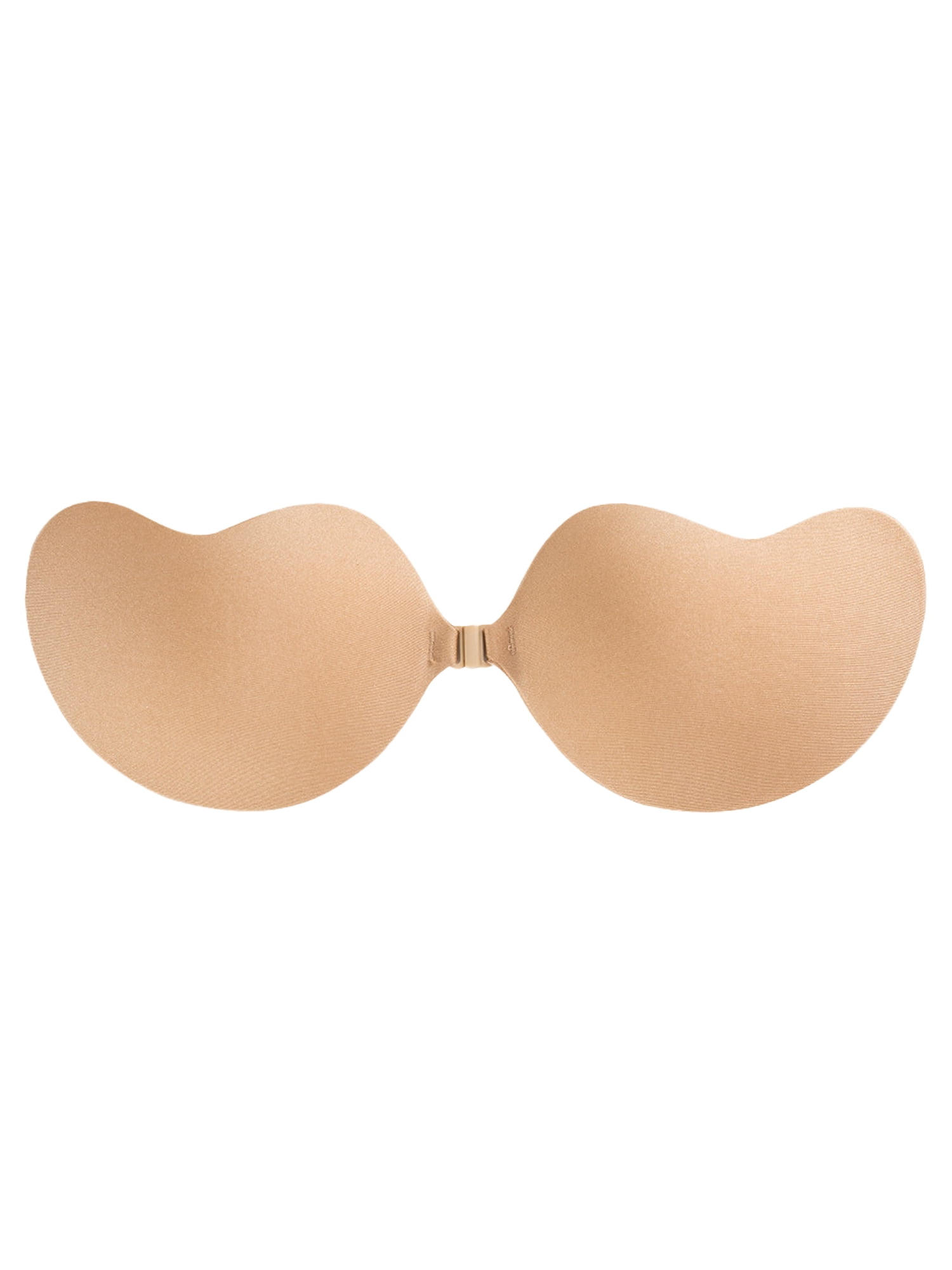 Unique Bargains Women's Push Up Nipple Covers Silicone Adhesive Bras Medium Beige