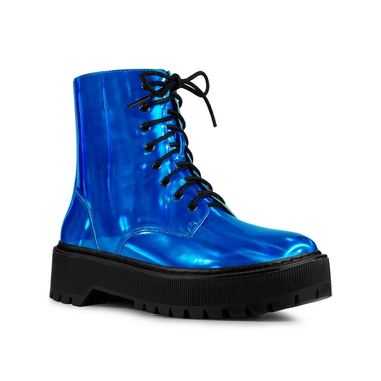 Colorful combat boots on sale