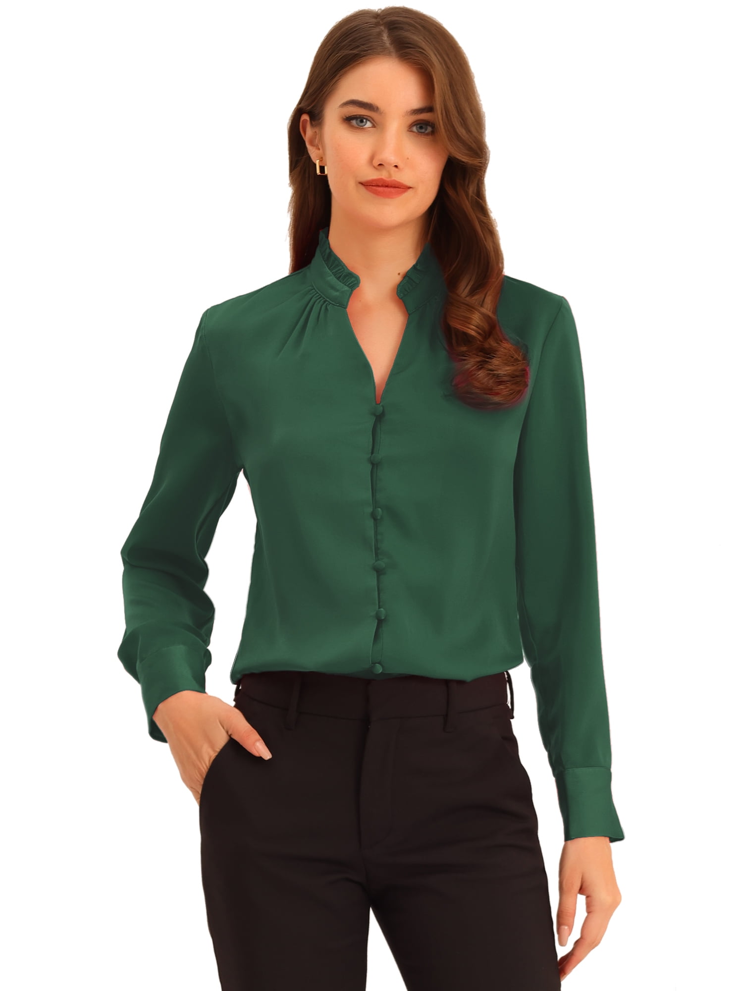 dark green satin shirt dress Emerald Green Satin Shirt Dress – Miss Satin