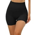 thumbnail image 1 of Unique Bargains Women's Shapewear Boyshort Tummy Control Control Panty S Black, 1 of 6