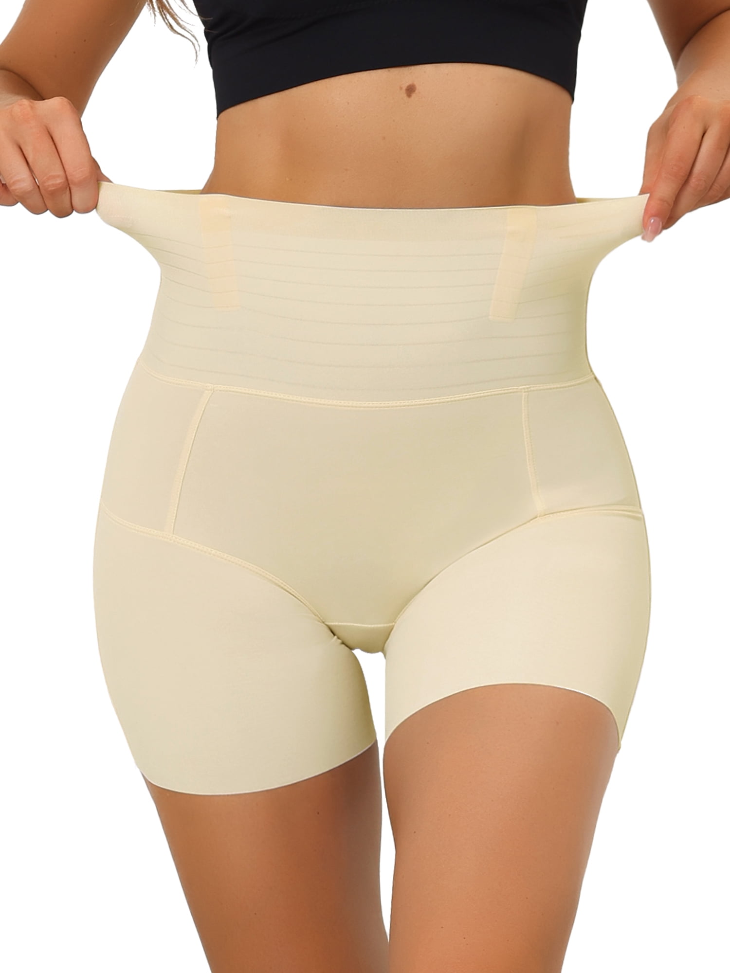 Unique Bargains Women's Shapewear Boyshort Tummy Control Control Panty