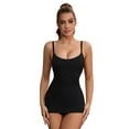thumbnail image 1 of DARING DIVA Women's Slim Adjustable Straps Tummy Control Shapewear Camisoles Black L, 1 of 6