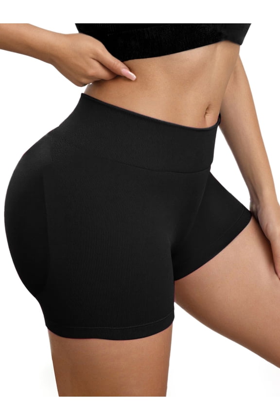 Women's Slimming Waist Butt Lifter Panties L Black