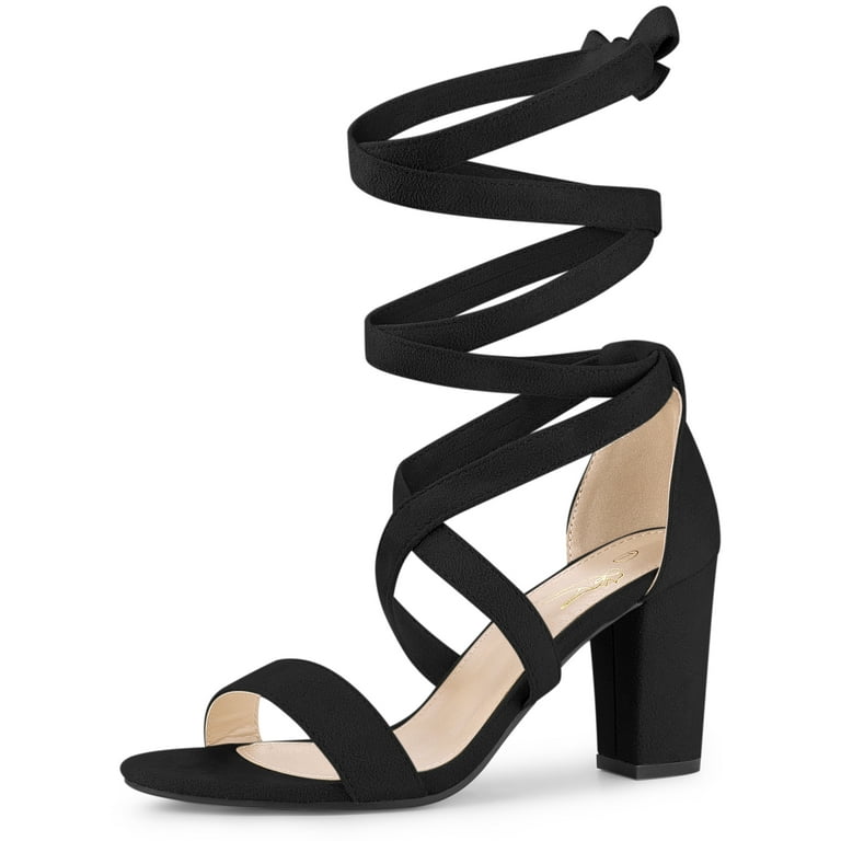 Lace up mid heels outlet