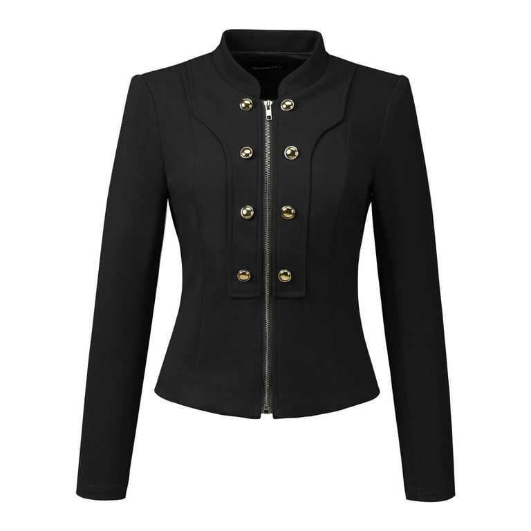 Solid Color Fashion Zip Stand Collar Gold Velvet Jacket Solid Color Fashion Zip Stand Collar Gold Velvet Jacket