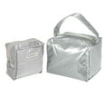 thumbnail image 1 of NOMADIC NOOK Women's Travel Makeup Bag 2 Pcs Silver Tone, 1 of 5