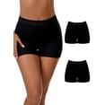 thumbnail image 1 of Unique Bargains Women's Tummy Control Butt Lifter Thigh Slimmers L 3 Black, 1 of 6