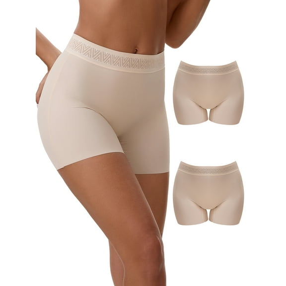 Unique Bargains Women's Tummy Control Butt Lifter Thigh Slimmers M 3 Beige