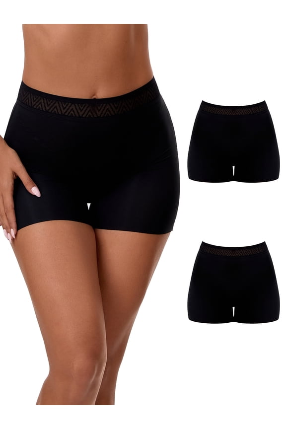 Women's Tummy Control Butt Lifter Thigh Slimmers M 3 Black
