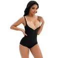 thumbnail image 1 of Unique Bargains Women's Tummy Control Cami Adjustable Straps Shapewear Bodysuits XS Black, 1 of 6