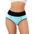 thumbnail image 1 of DARING DIVA Women's Tummy Control Color-Block Brief Panties S Light Blue, 1 of 6
