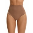 thumbnail image 1 of Unique Bargains Women's Tummy Control High Waist Shaping Panties M Coffee, 1 of 6