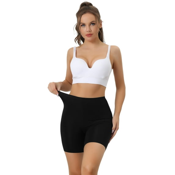Unique Bargains Women's Tummy Control Shapewear Panties Shorts Boyshorts Shaper X-Small Black