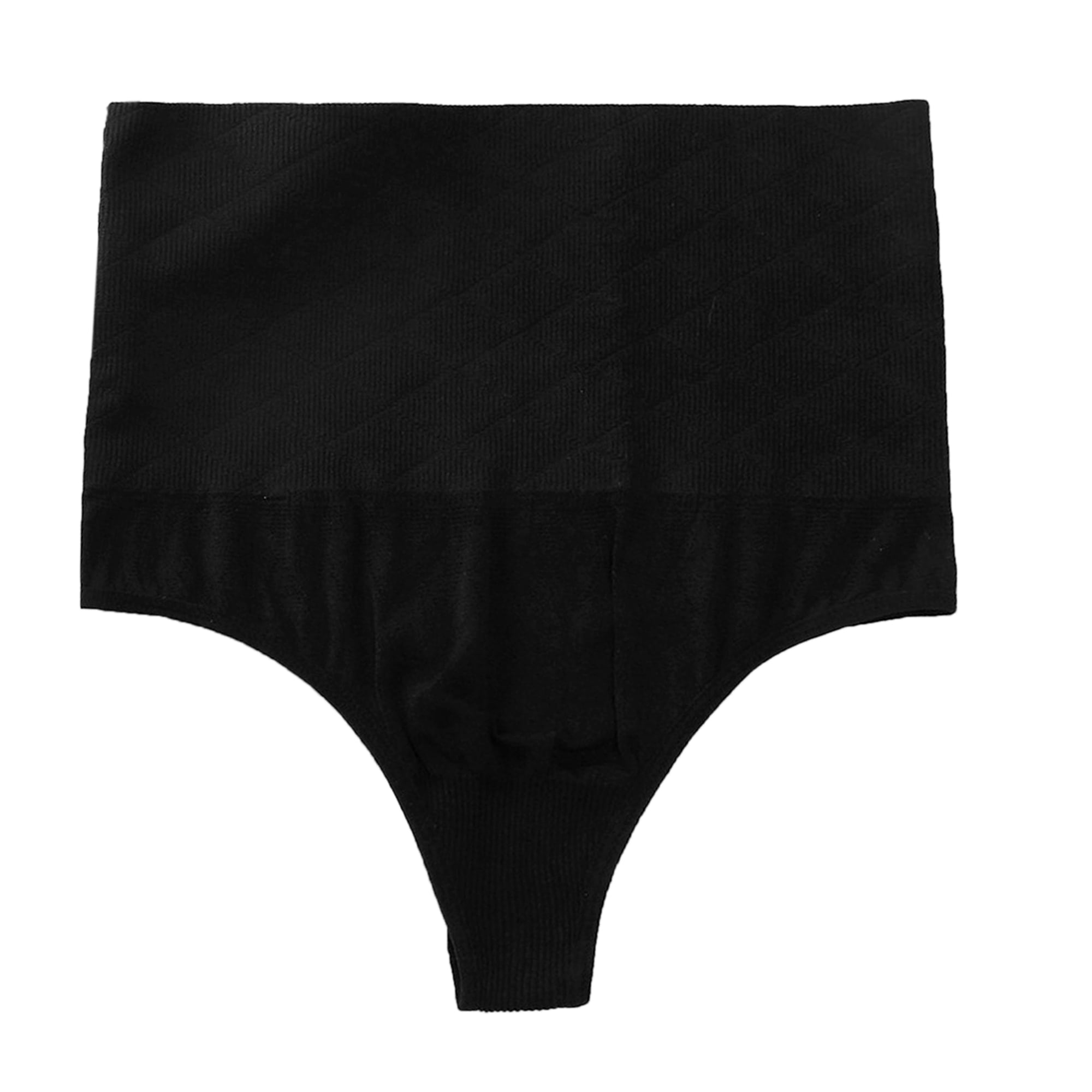 Unique Bargains Women's Tummy Control Shapewear Slimmer High Waist Briefs L Black
