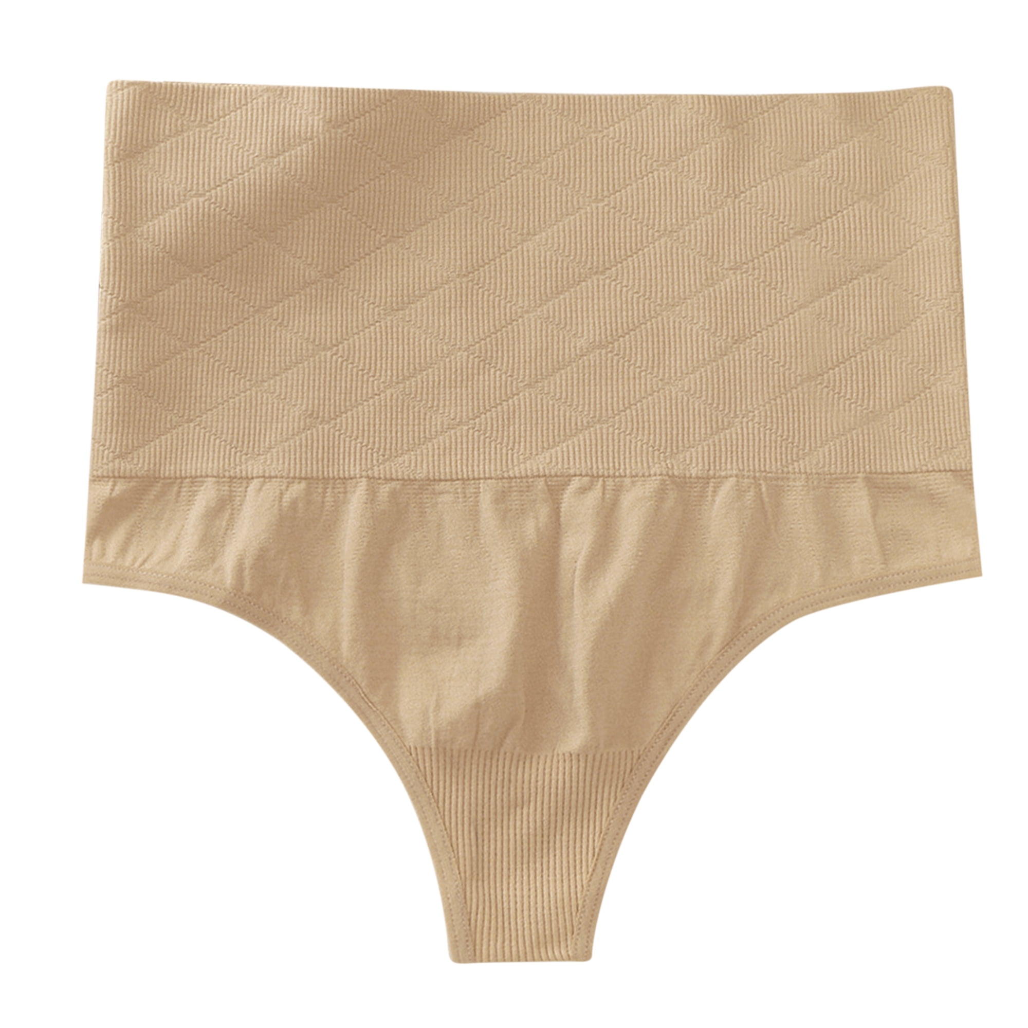 Unique Bargains Women's Tummy Control Shapewear Slimmer High Waist Briefs XL Beige