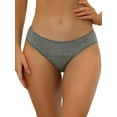 thumbnail image 1 of DARING DIVA Women's Underwear Hipster Soft Panty Available in Plus Size 3XL Gray, 1 of 6