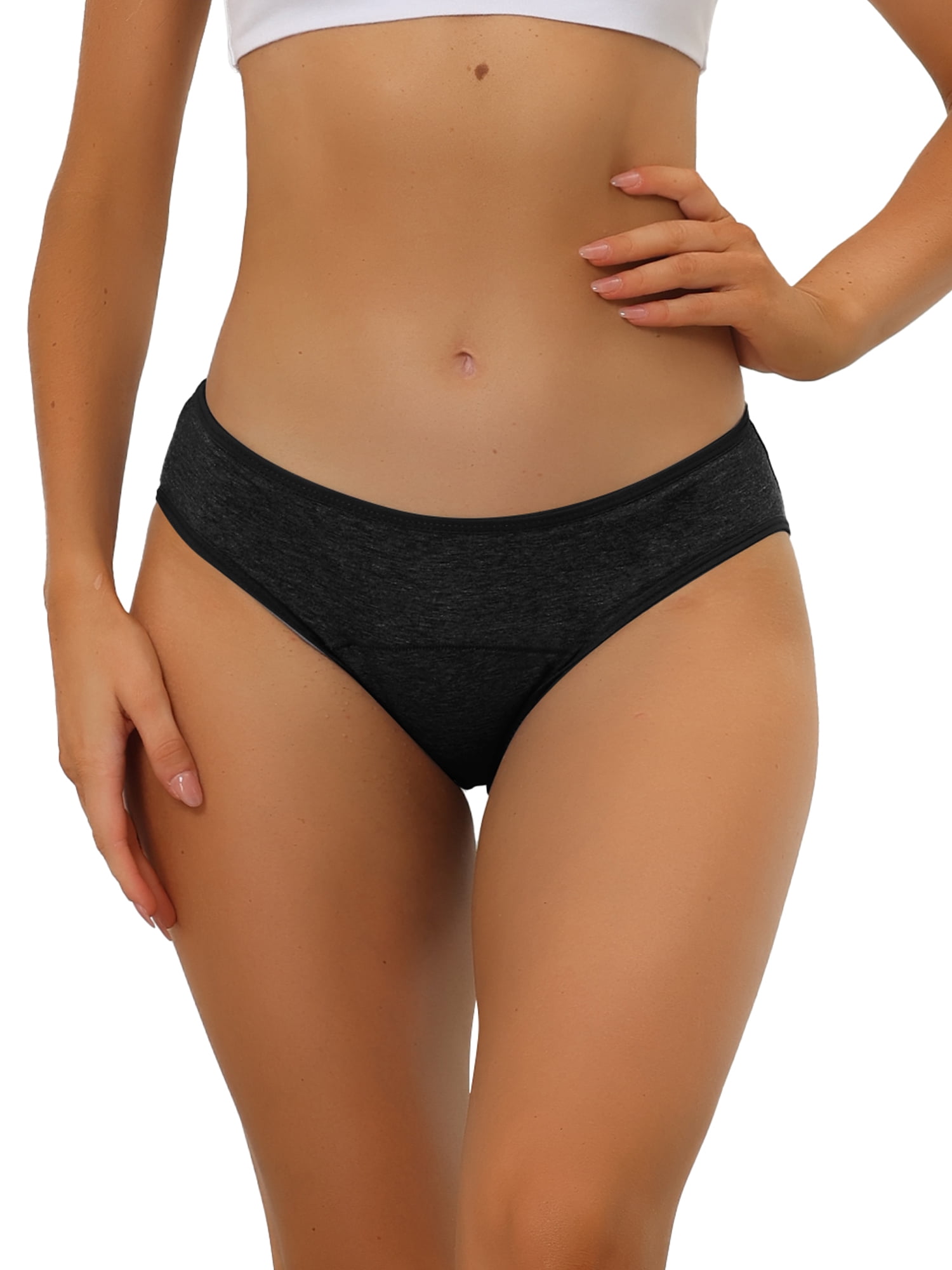 DARING DIVA Women's Underwear Hipster Soft Panty Available in Plus Size S Black