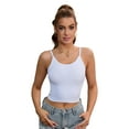 thumbnail image 1 of Unique Bargains Women's V Neck Waisted Control Shapewear Camisoles M White, 1 of 6
