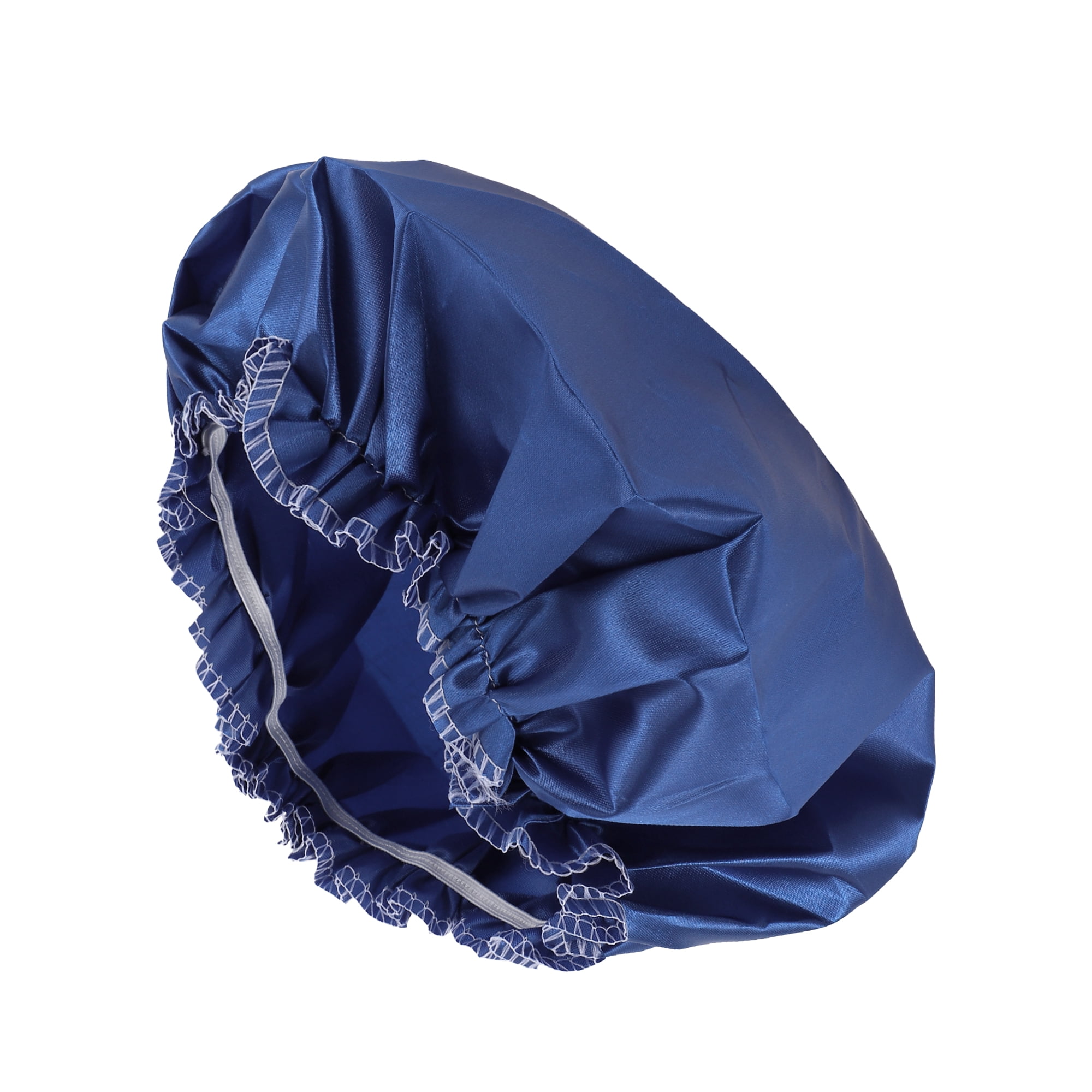 Unique Bargains Women's Waterproof Shower Cap 1 Pc Blue