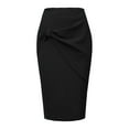 thumbnail image 1 of DARING DIVA Women's High Waist Pencil Work Bodycon Skirt XS Black, 1 of 6