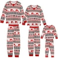 thumbnail image 1 of Unique Bargains Womens 2 Pcs Christmas Family Matching Pajama Set Xmas Party Sleepwear XS White Kids, 1 of 5