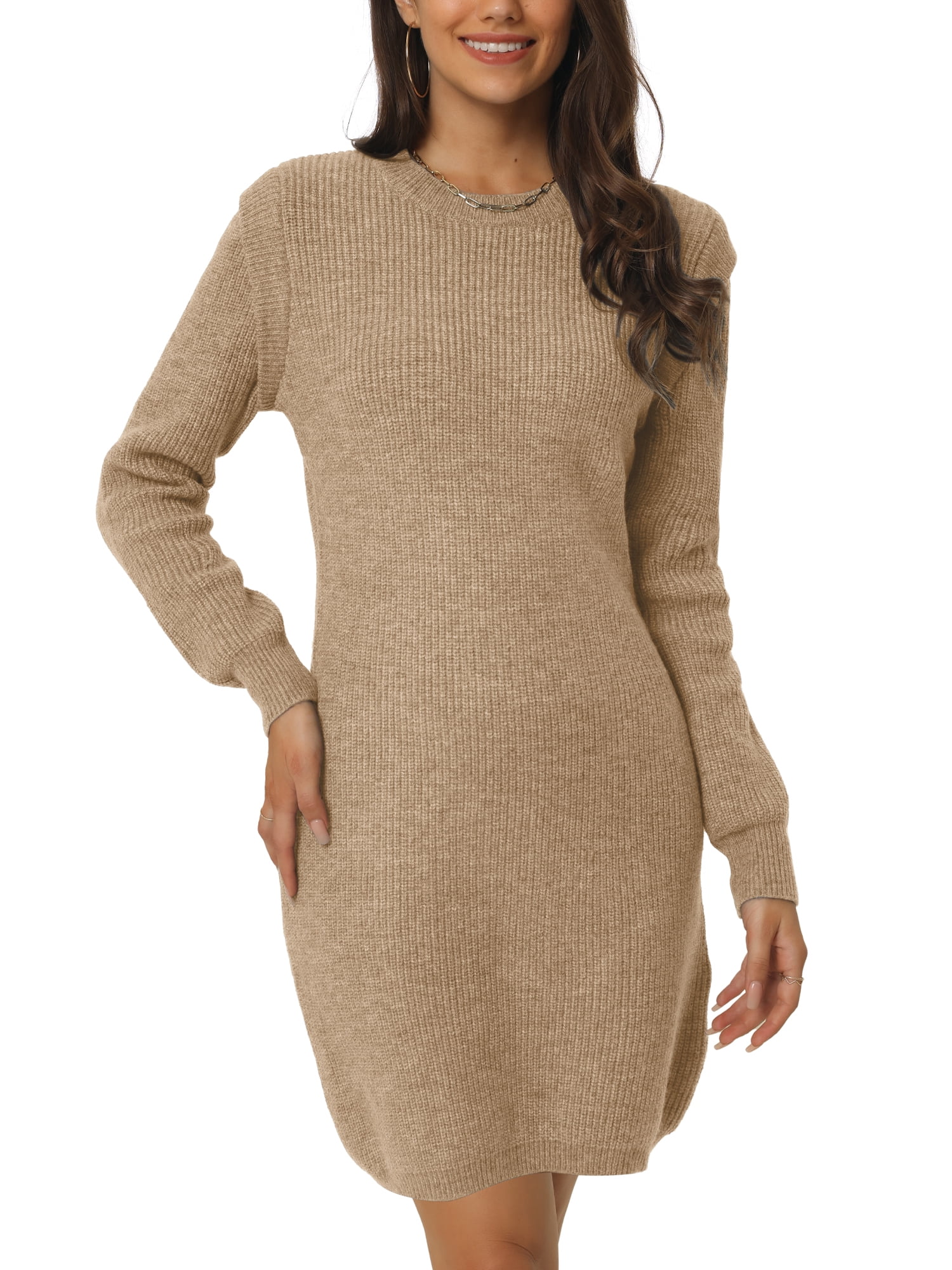Bandage Round Neck Long Sleeve Sweaters Bandage Round Neck Long Sleeve Sweaters