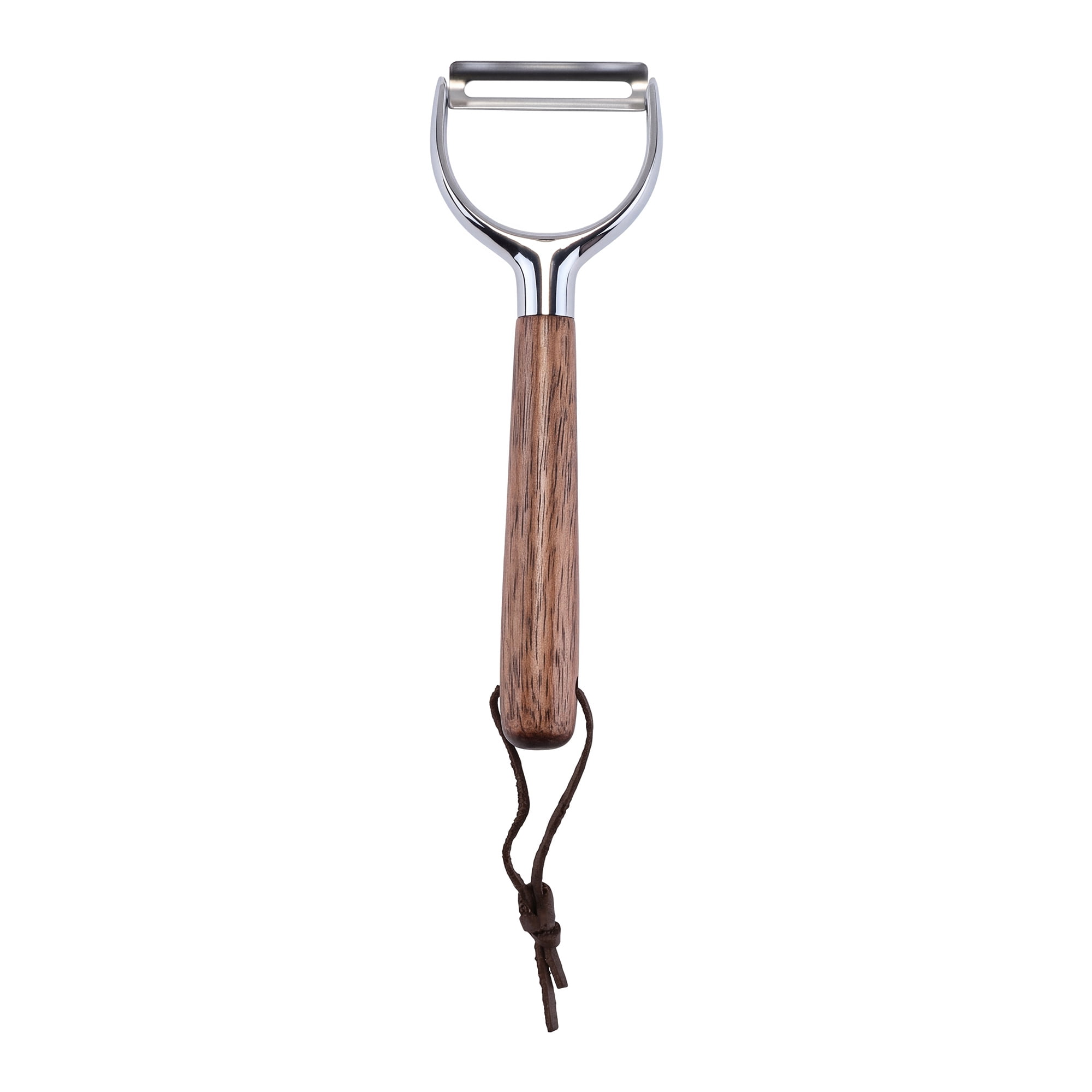 Unique Bargains Wood Durable Potato Peeler with Ergonomic Handle Dark Brown-Y Peelers