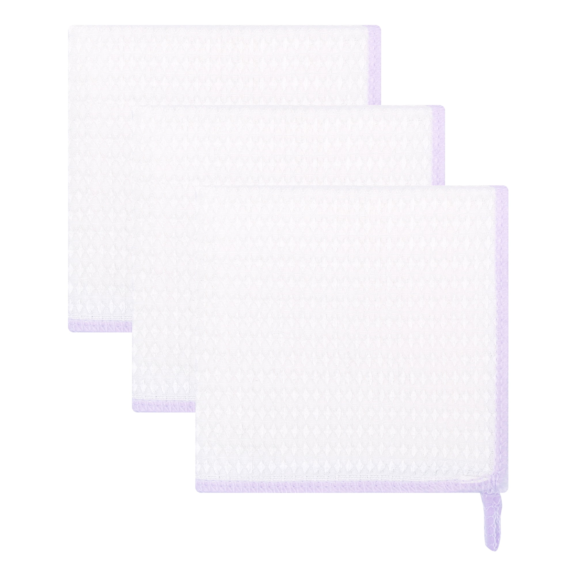 Unique Bargains Wood Fiber Cleaning Cloth Purple 12" x 12"