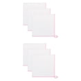 thumbnail image 1 of Unique Bargains Wood Fiber Kitchen Cleaning Dish Cloth 6 Pack Pink 12" x 12", 1 of 8