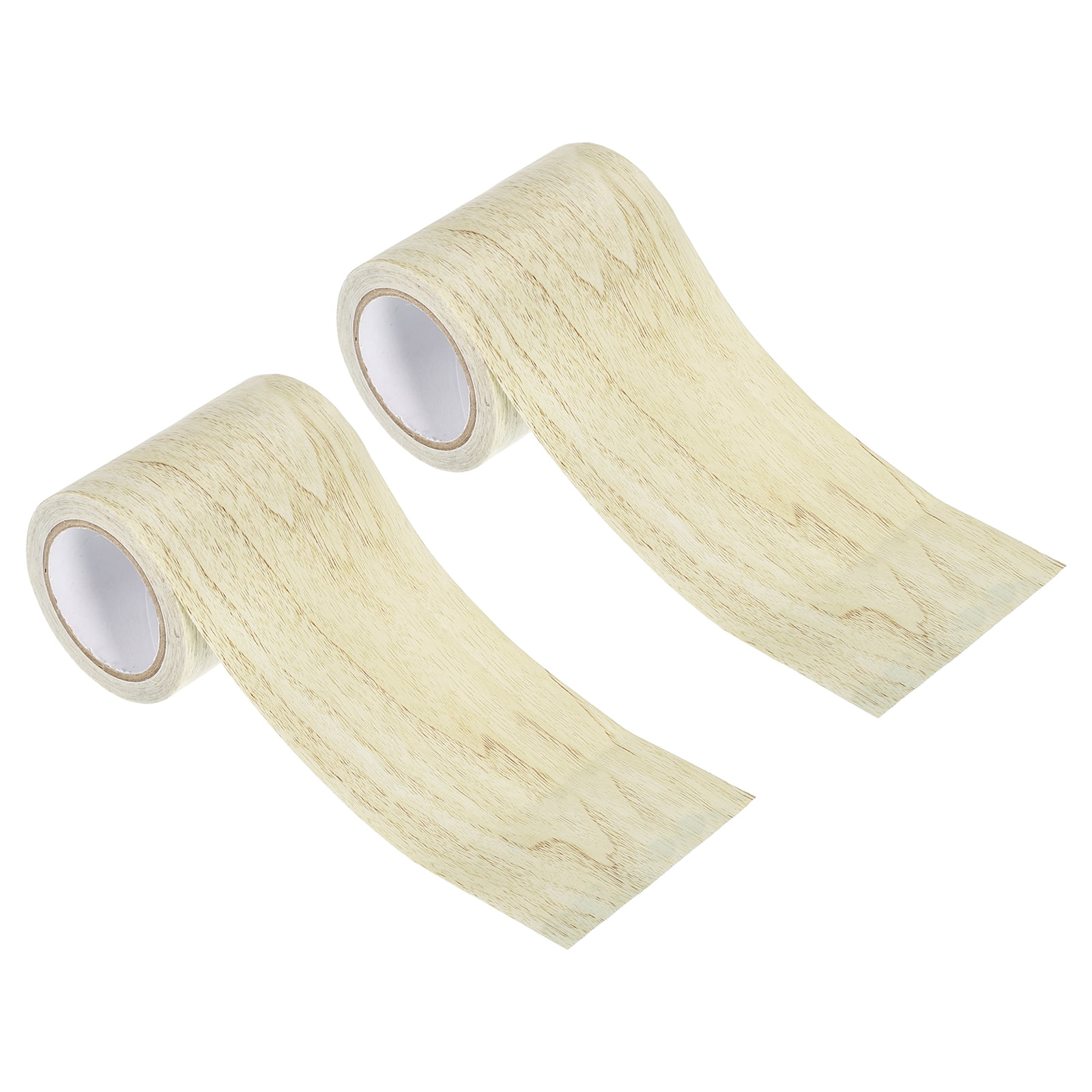 Unique Bargains Wood Grain Repair Tape Self Adhesive Realistic Patch Grey Oak