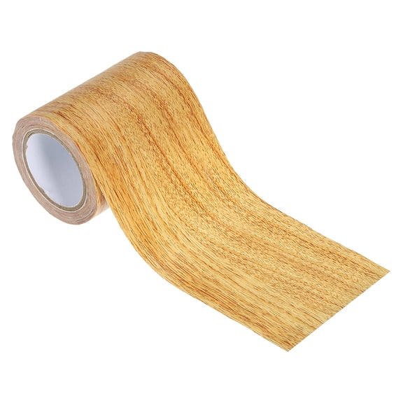 Unique Bargains Wood Grain Self Adhesive Repair Tape Realistic Patch Natural Oak