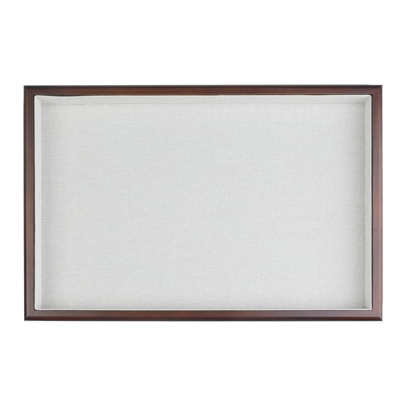 Unique Bargains Wood Jewelry Organizer Trays with Removable Dividers Brown Flat Tray