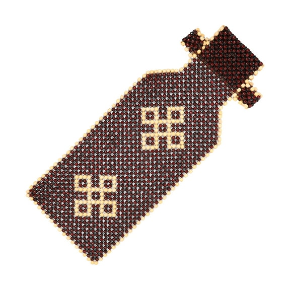 Unique Bargains Wooden Beaded Seat Cover Massage Universal Auto Car Cushion Car Seat Cushion Car Seat Cover Brown