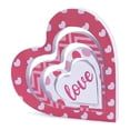 thumbnail image 1 of Unique Bargains Wooden Heart Table Decor Removable Stackable Heart Sign Style D 5.1in, 1 of 5