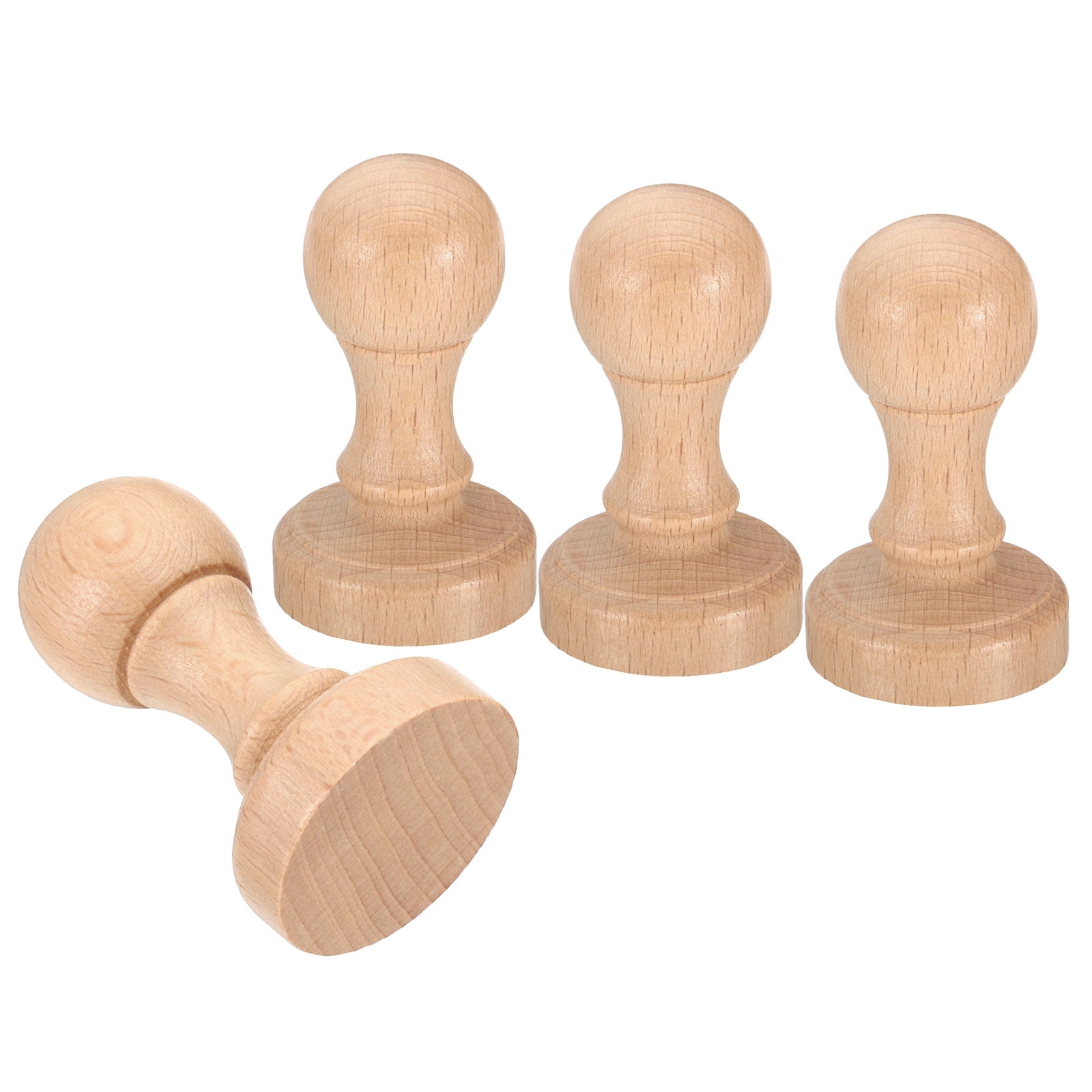 Unique Bargains Wooden Knobs Stamp Mounts for Stamp Making DIY Scrapbooking 1.38" x2.36"