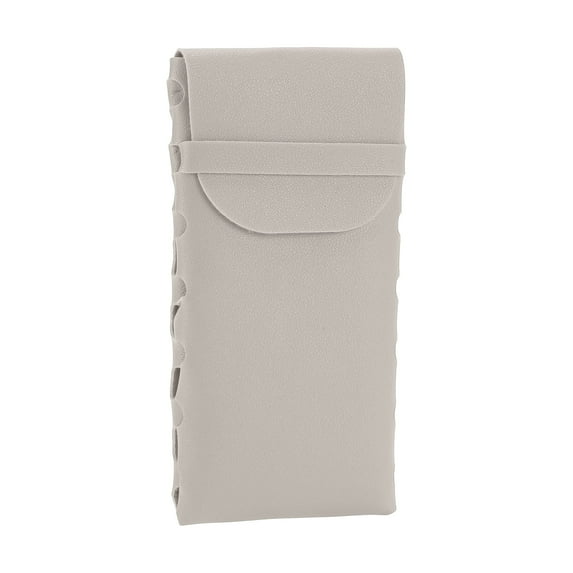 Unique Bargains Woven Eyeglasses Bag Classic Simple Eyeglass Storage 6.50"x3.54"x0.47" Gray