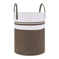 Unique Bargains Woven Storage Bin with Handles Shelf Storage Basket