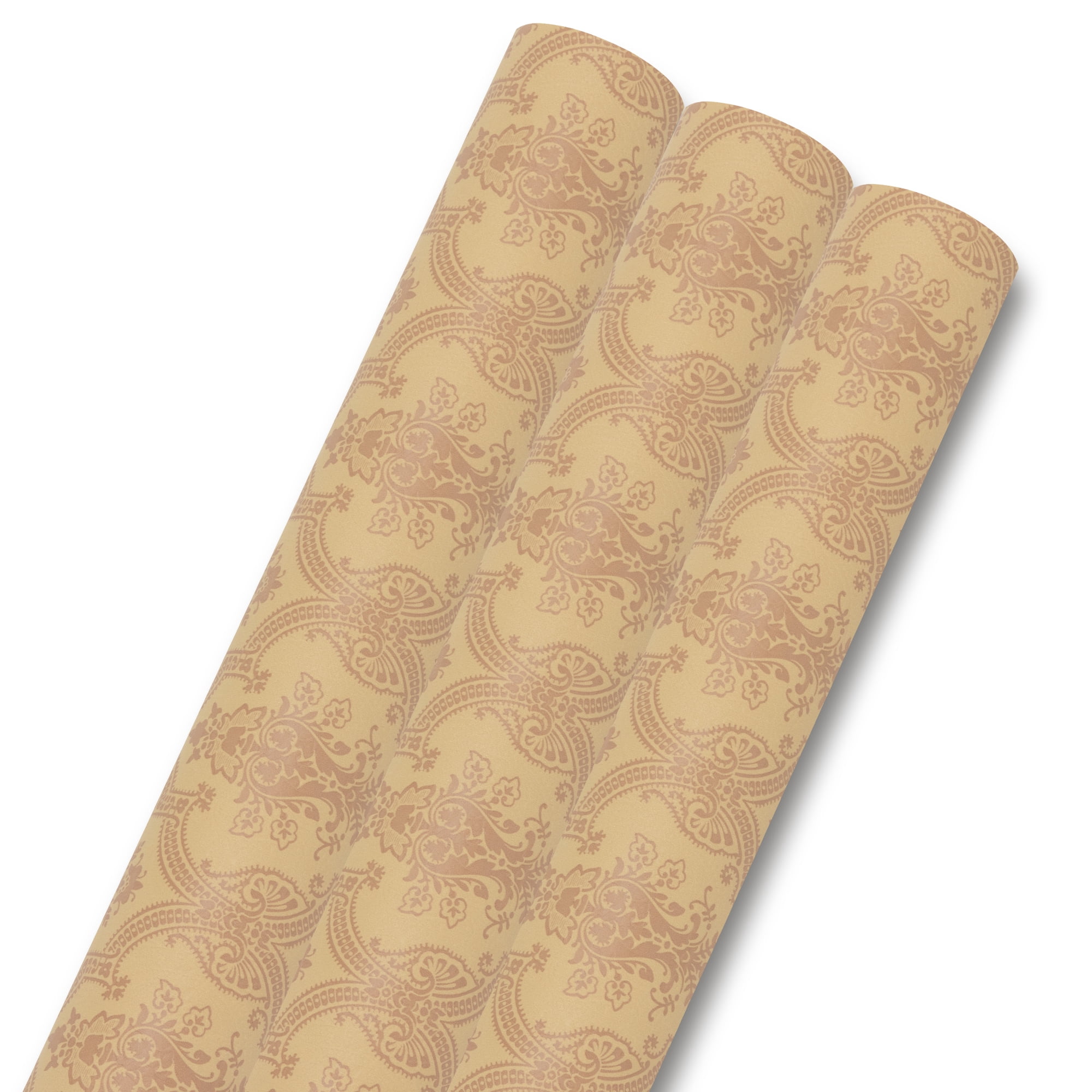 Unique Bargains Wrapping Paper Matte for Elegant Gift Wrap Presentation Khaki 39.4"x 27.6"
