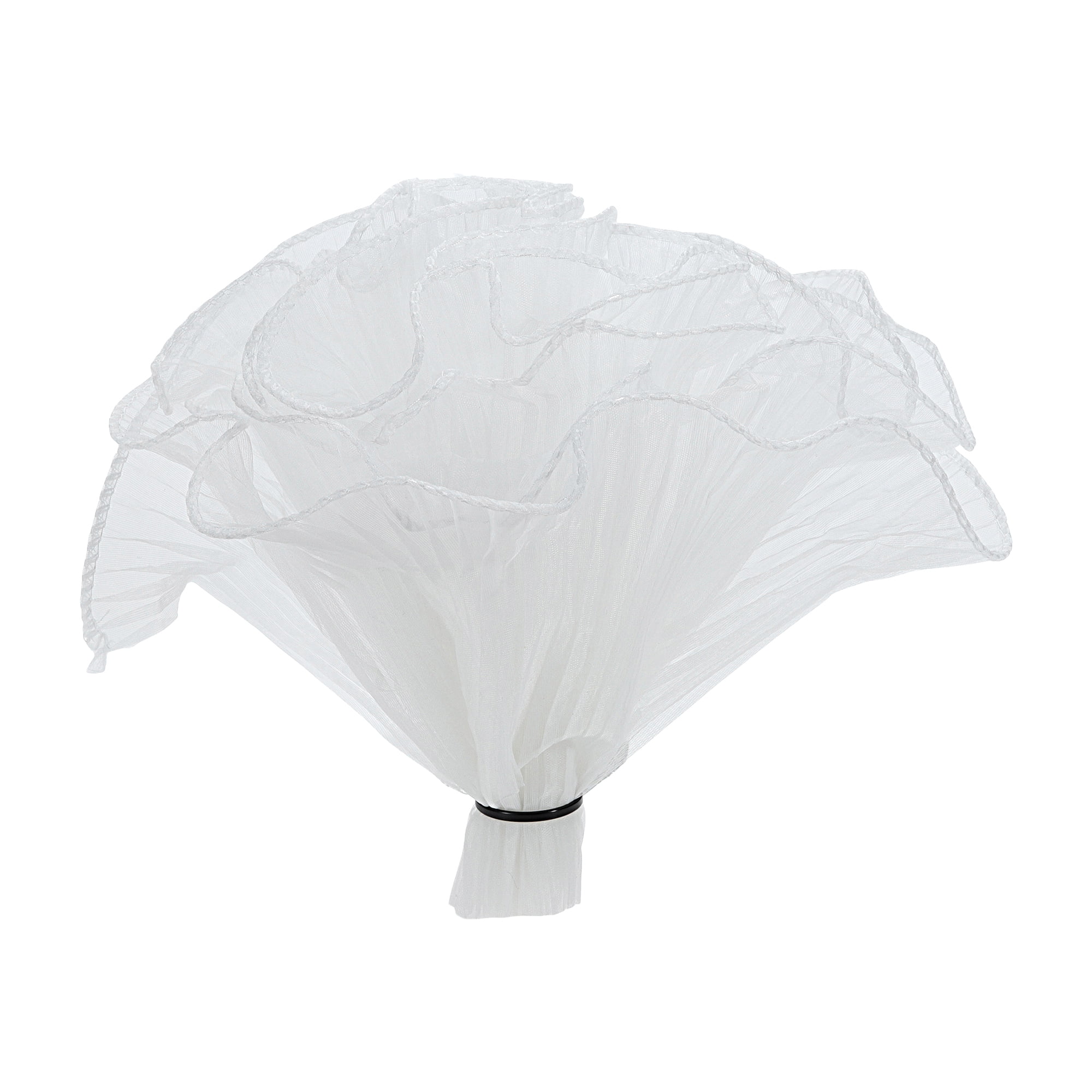 Unique Bargains Wrinkled Translucent Flower Wrapping Paper White 1 Piece for Arrangements