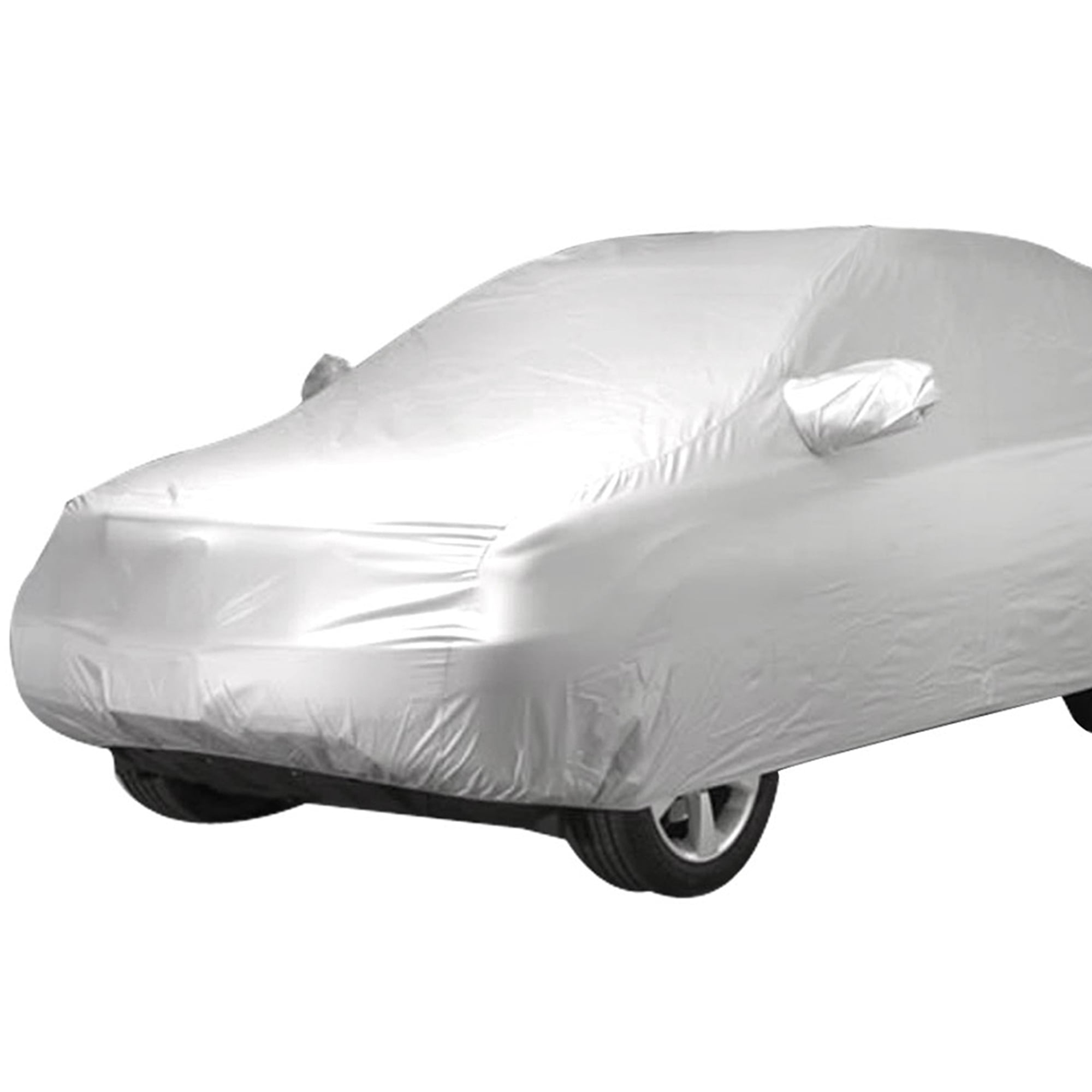 Unique Bargains XL Full Car Cover Protection Silver Tone