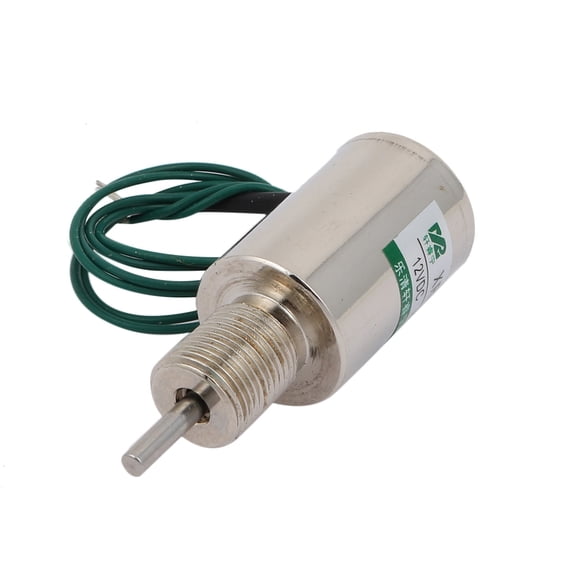Unique Bargains XRN-2.5 DC 12V 6mm/2.5N Push Pull Type Cylindrical Solenoid Electromagnet