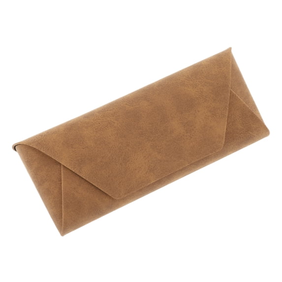 Unique Bargains Yangba Pattern Eyeglasses Case Eyeglasses Storage Brown