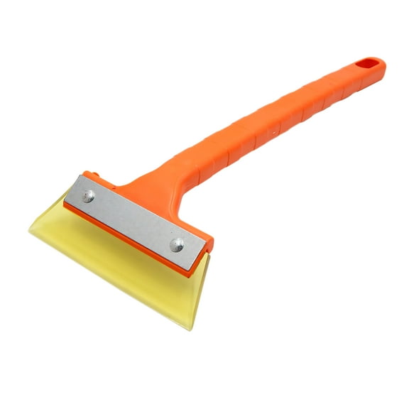 Unique Bargains Yellow Auto Car Windshield Window Ice Silicone Scraper Snow Remover Shovel Wiper