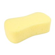 Unique Bargains Yellow Car Cleaning Sponge Block Washing Eraser Remover Pad Absorbent Foam Tool